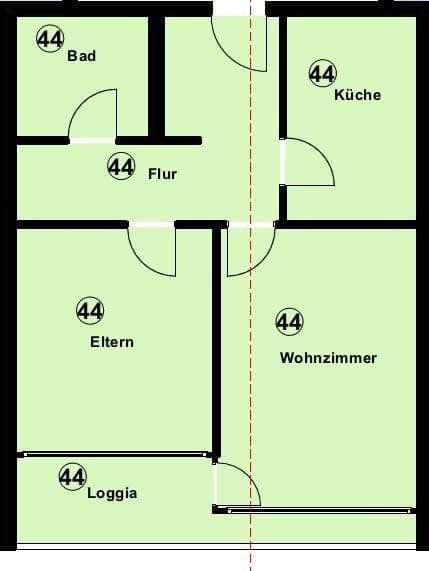 2 bedroom flat to rent, 61 m², Siemensstraße 39, Bamberg, Bavaria 2 bedroom flat to rent, 61 m², Siemensstraße 39, Bamberg, Bavaria