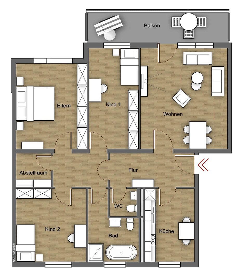4 bedroom flat for sale, 110 m², Niederwerrn, Bavaria 4 bedroom flat for sale, 110 m², Niederwerrn, Bavaria