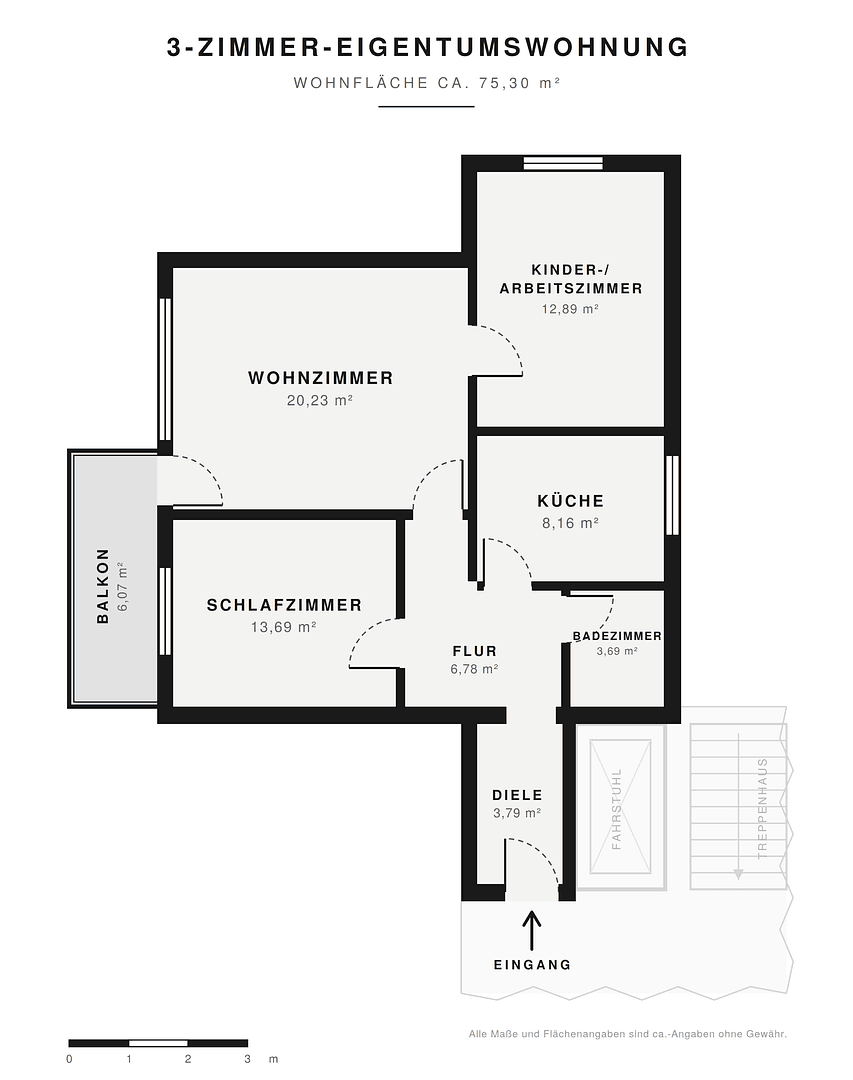 3 bedroom flat for sale, 76 m², Brinkholt 17, Langenhagen, Lower Saxony 3 bedroom flat for sale, 76 m², Brinkholt 17, Langenhagen, Lower Saxony