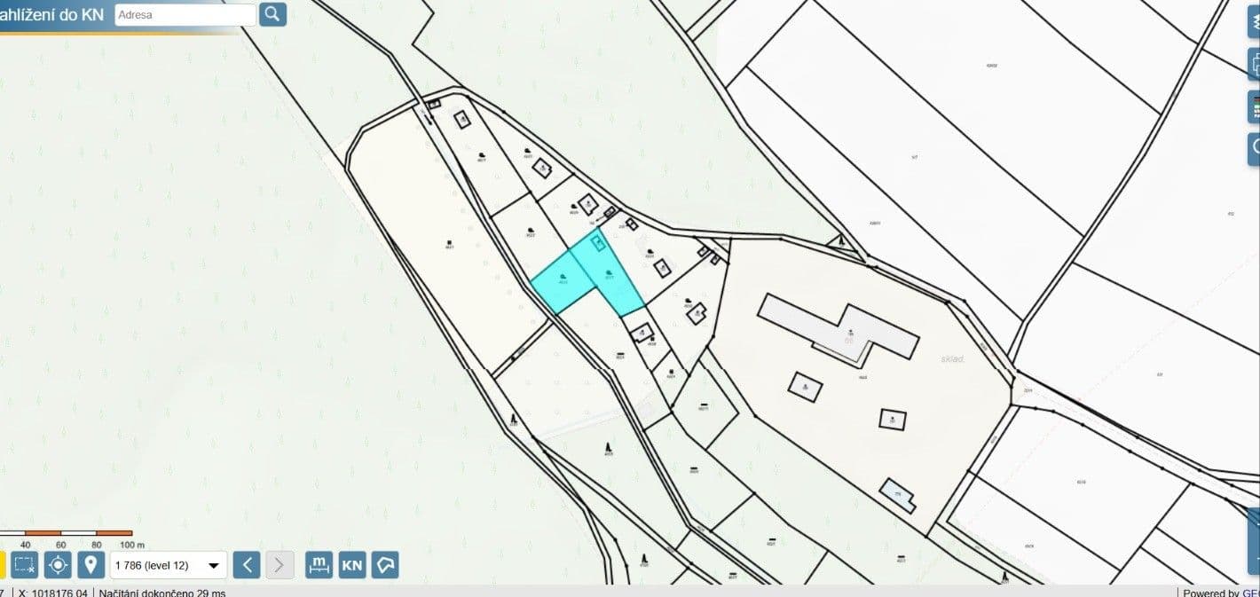 plot for sale, 1,608 m², Ujkovice, Středočeský Region plot for sale, 1,608 m², Ujkovice, Středočeský Region