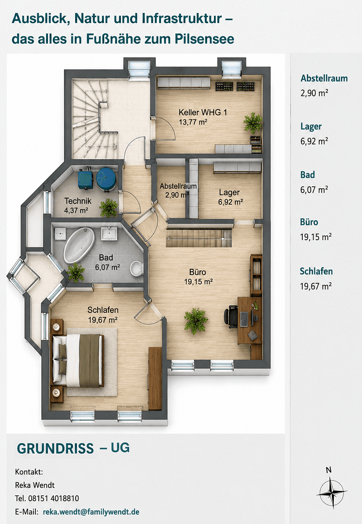 3 bedroom flat for sale, 86 m², Seefeld, Bavaria 3 bedroom flat for sale, 86 m², Seefeld, Bavaria