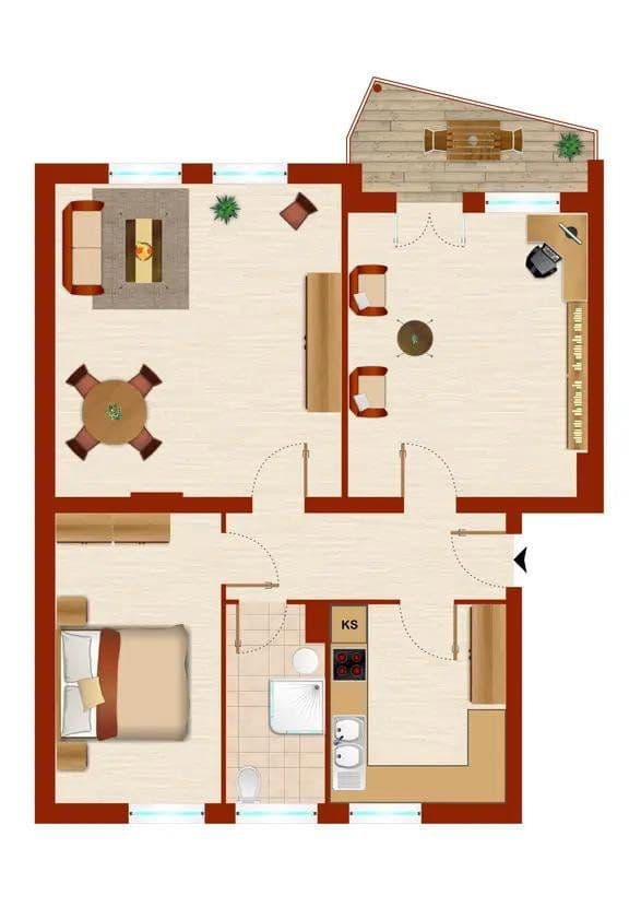 3 bedroom flat to rent, 65 m², Oldenburger Str. 24, Düsseldorf, North Rhine-Westphalia 3 bedroom flat to rent, 65 m², Oldenburger Str. 24, Düsseldorf, North Rhine-Westphalia