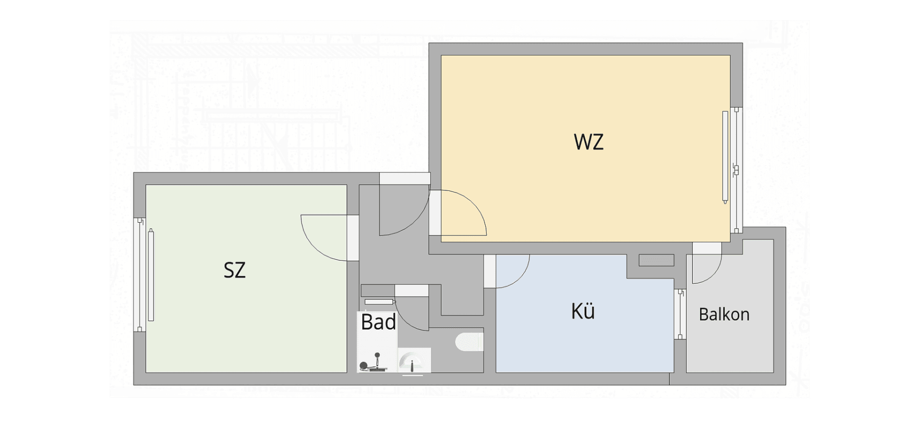 2 bedroom flat to rent, 52 m², Salamancaweg 5, Hanover, Lower Saxony 2 bedroom flat to rent, 52 m², Salamancaweg 5, Hanover, Lower Saxony