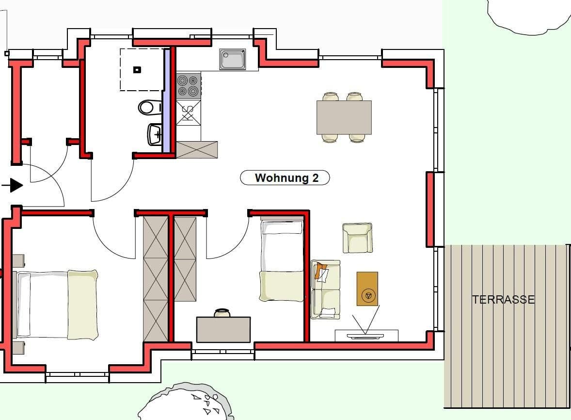 3 bedroom flat to rent, 71 m², Vogesenstr. 30, Kehl, Baden-Württemberg 3 bedroom flat to rent, 71 m², Vogesenstr. 30, Kehl, Baden-Württemberg