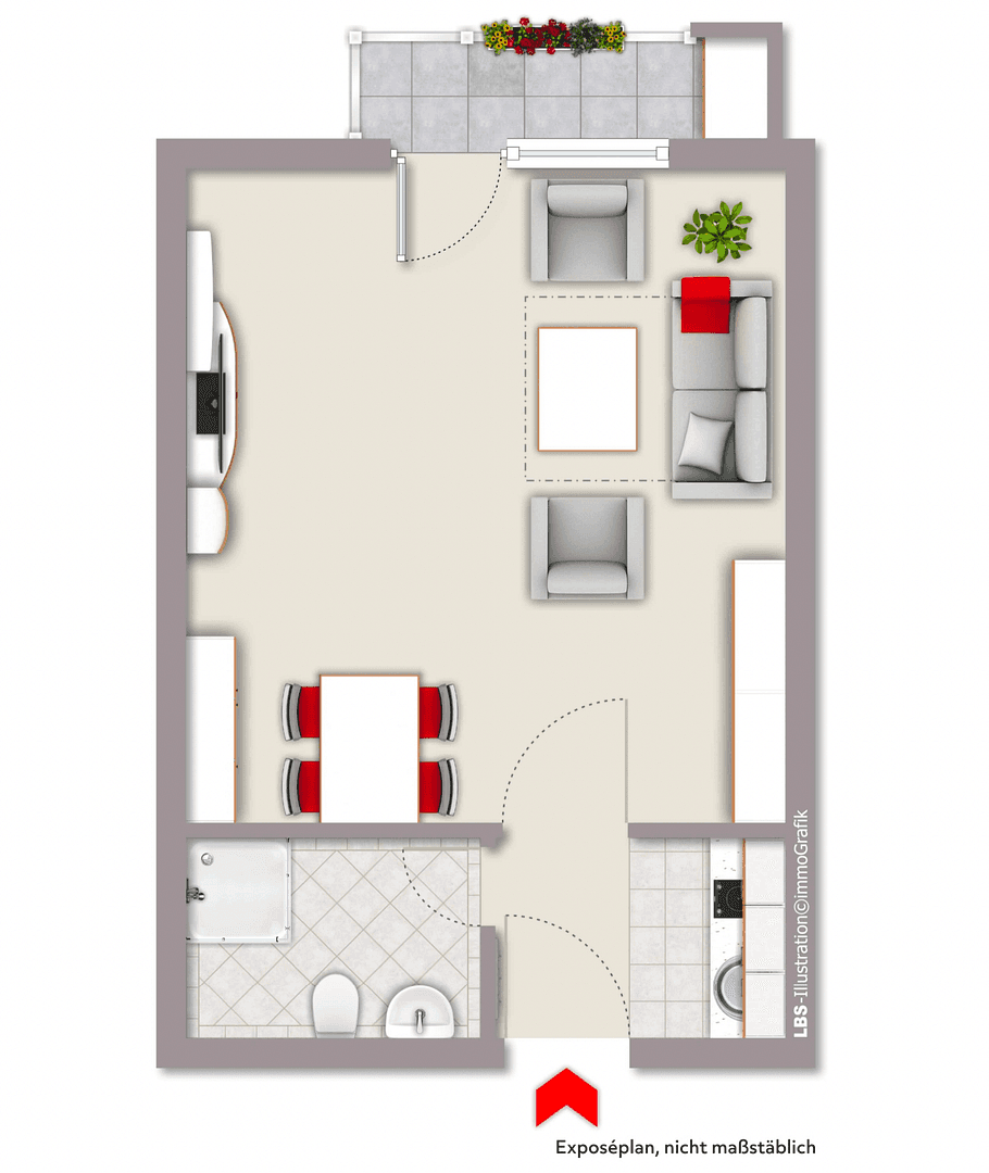 Studio flat to rent, 30 m², Haßlinghauser Straße 71, Gevelsberg, North Rhine-Westphalia Studio flat to rent, 30 m², Haßlinghauser Straße 71, Gevelsberg, North Rhine-Westphalia