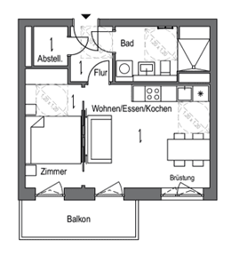 2 bedroom flat to rent, 44 m², Parkstr., Berlin, Berlin 2 bedroom flat to rent, 44 m², Parkstr., Berlin, Berlin