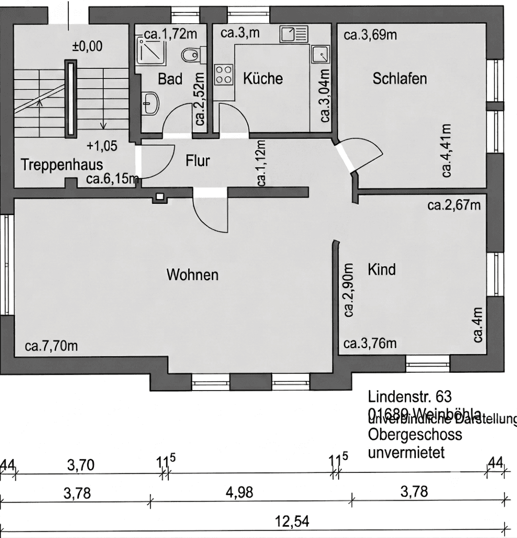 3 bedroom flat to rent, 80 m², Lindenstraße 63, Weinböhla, Saxony 3 bedroom flat to rent, 80 m², Lindenstraße 63, Weinböhla, Saxony