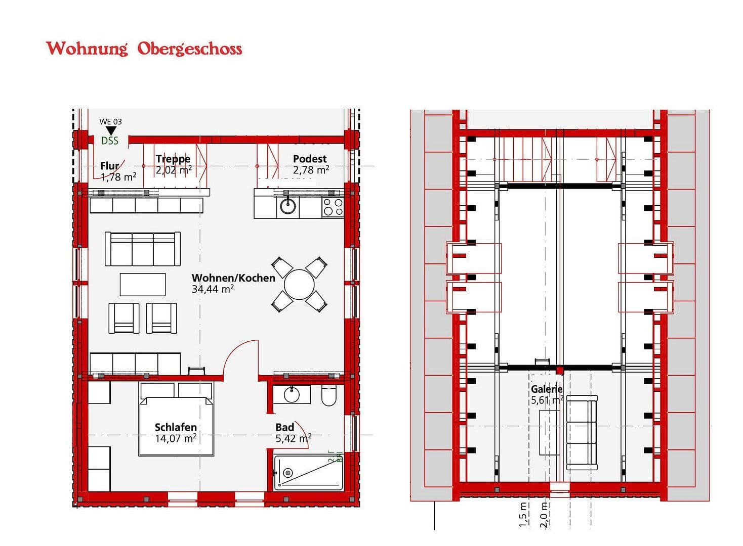 1 bedroom with open-plan kitchen flat to rent, 90 m², Zur Hohle 2, Dresden, Saxony 1 bedroom with open-plan kitchen flat to rent, 90 m², Zur Hohle 2, Dresden, Saxony