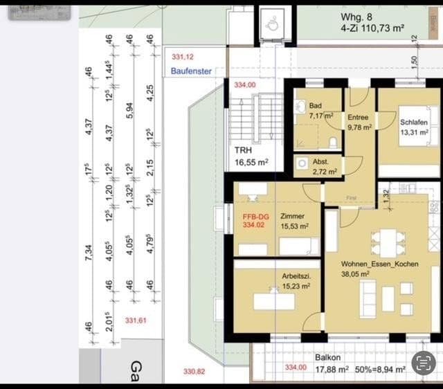 4 bedroom flat to rent, 111 m², Bad Säckingen, Baden-Württemberg 4 bedroom flat to rent, 111 m², Bad Säckingen, Baden-Württemberg