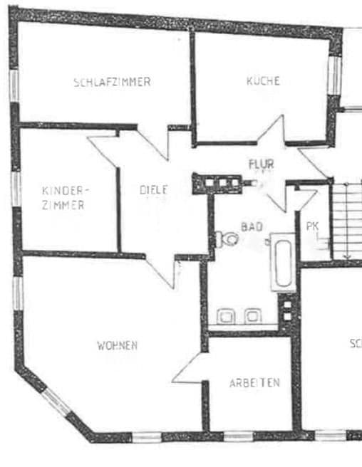 4 bedroom flat to rent, 100 m², Bayreuth, Bavaria 4 bedroom flat to rent, 100 m², Bayreuth, Bavaria