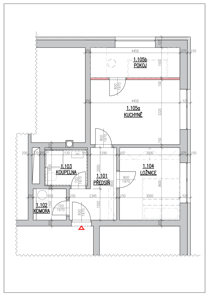 1 bedroom with open-plan kitchen flat for sale, 45 m², Za Dvorem, Velké Pavlovice, Jihomoravský Region 1 bedroom with open-plan kitchen flat for sale, 45 m², Za Dvorem, Velké Pavlovice, Jihomoravský Region