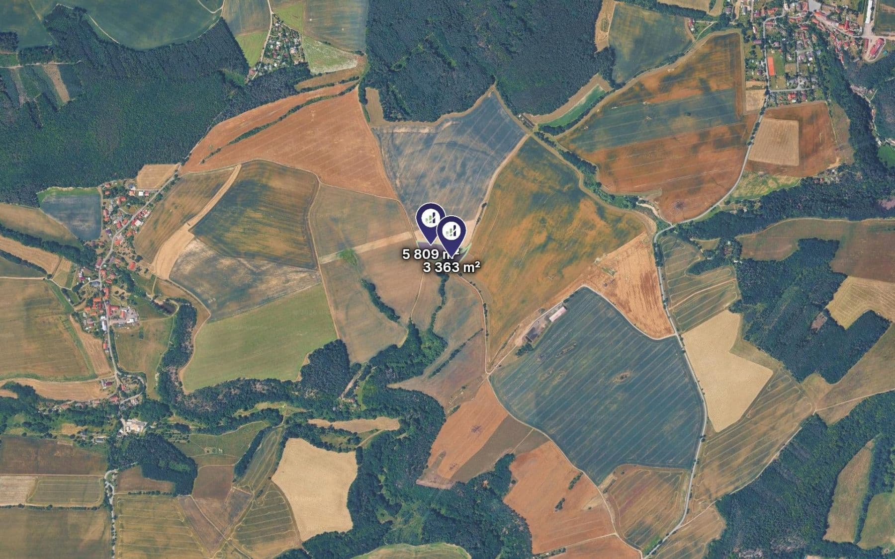 plot for sale, 9,172 m², Bratřínov, Středočeský Region plot for sale, 9,172 m², Bratřínov, Středočeský Region