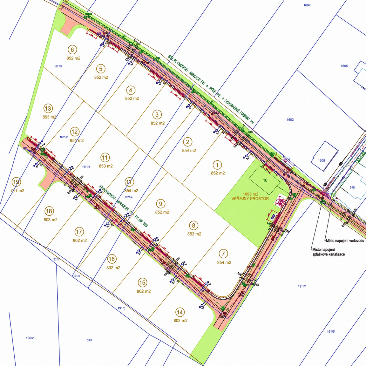 plot for sale, 852 m², Mšecké Žehrovice, Středočeský Region plot for sale, 852 m², Mšecké Žehrovice, Středočeský Region