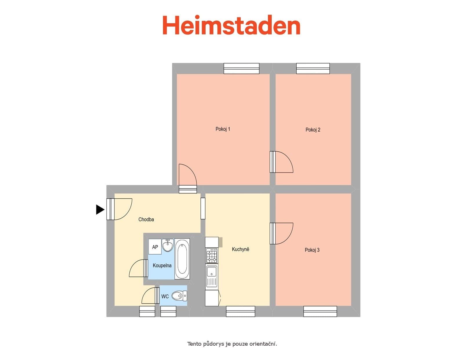 3 bedroom flat to rent, 68 m², Svornosti, Havířov, Moravskoslezský Region 3 bedroom flat to rent, 68 m², Svornosti, Havířov, Moravskoslezský Region