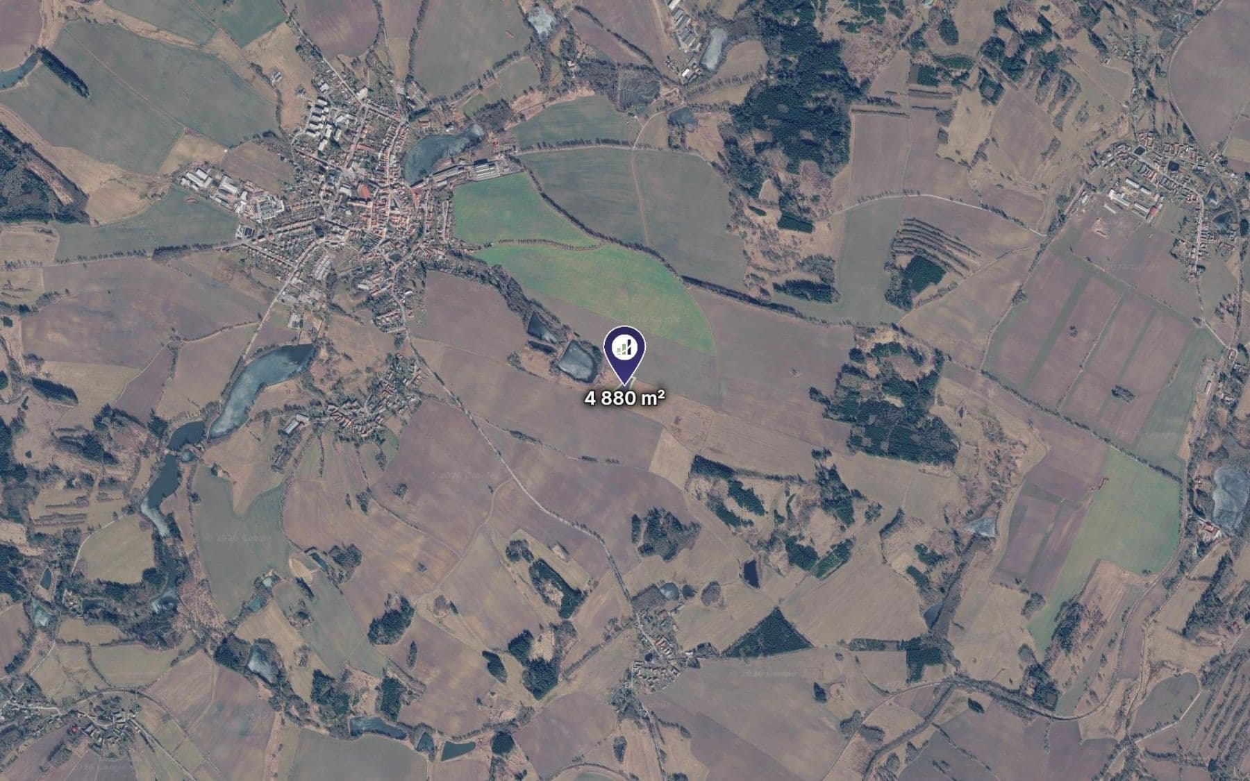 plot for sale, 2,440 m², Počátky, Vysočina Region plot for sale, 2,440 m², Počátky, Vysočina Region