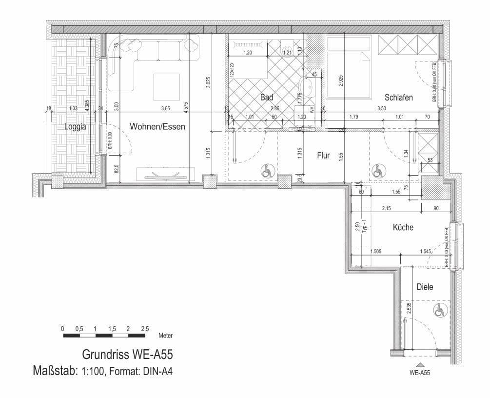 2 bedroom flat to rent, 62 m², Schwalbacher Straße 47, Frankfurt, Hesse 2 bedroom flat to rent, 62 m², Schwalbacher Straße 47, Frankfurt, Hesse