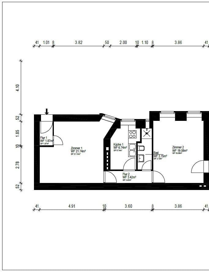 2 bedroom flat for sale, 56 m², Berlin, Berlin 2 bedroom flat for sale, 56 m², Berlin, Berlin