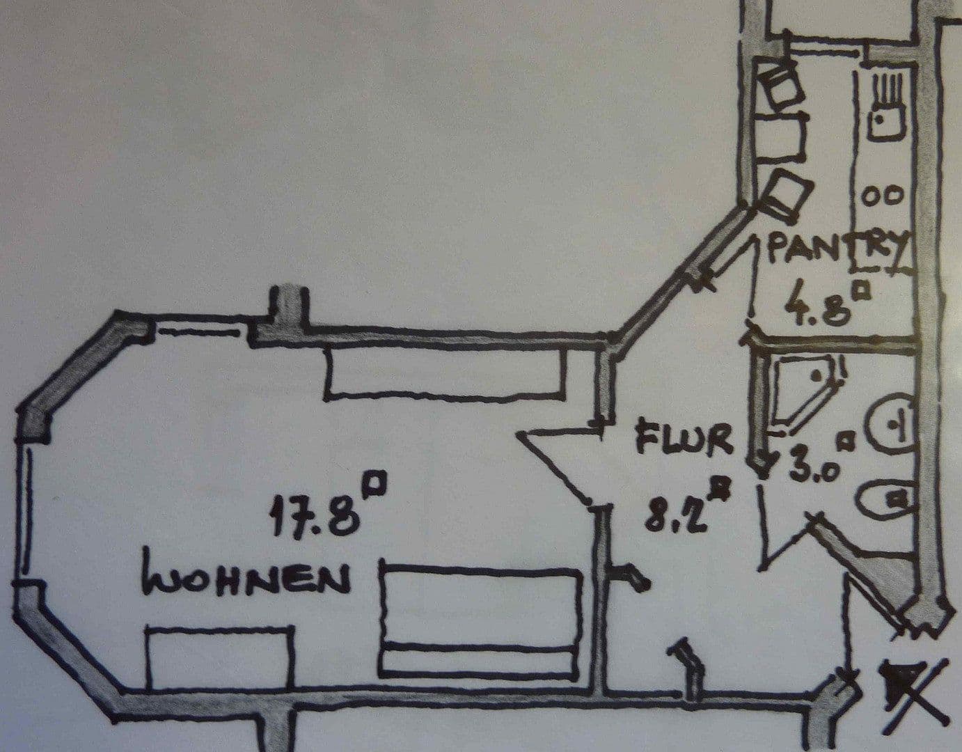 1 bedroom flat to rent, 34 m², Oestrich-Winkel, Hesse 1 bedroom flat to rent, 34 m², Oestrich-Winkel, Hesse