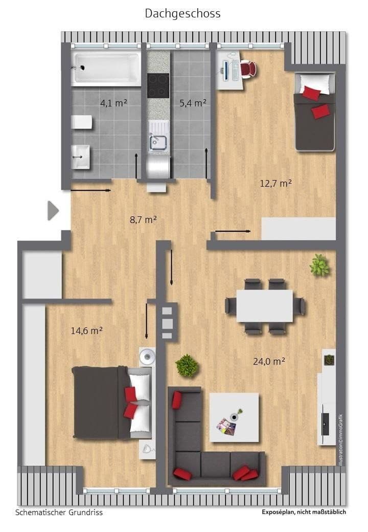 2 bedroom with open-plan kitchen flat to rent, 70 m², Weidkamp 177, Essen-Borbeck, North Rhine-Westphalia 2 bedroom with open-plan kitchen flat to rent, 70 m², Weidkamp 177, Essen-Borbeck, North Rhine-Westphalia