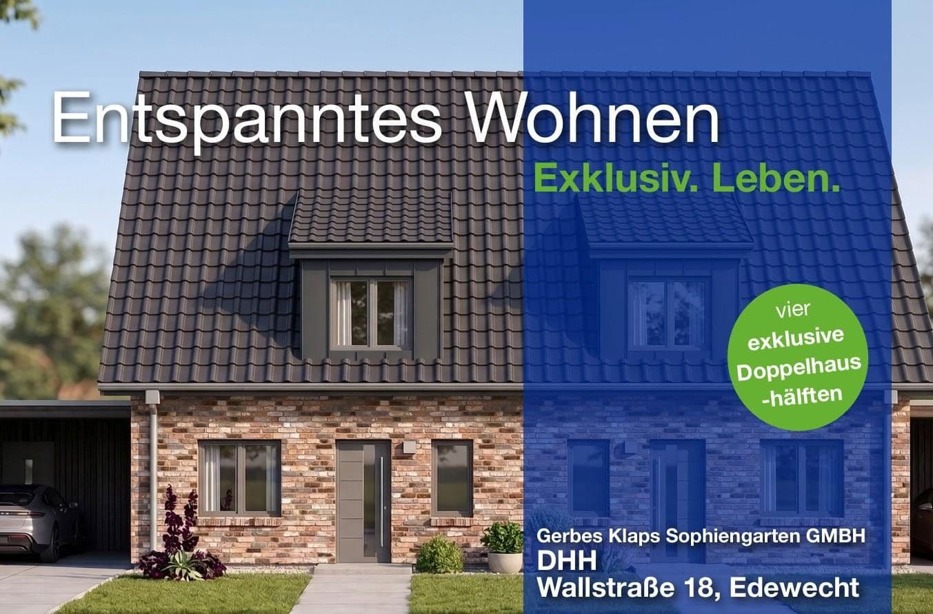 house for sale, 100 m², Wallstraße 18c-f, Edewecht, Lower Saxony house for sale, 100 m², Wallstraße 18c-f, Edewecht, Lower Saxony