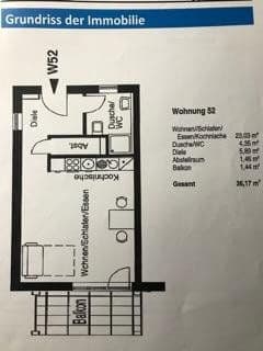 1 bedroom flat to rent, 37 m², Landgraf-Gerog-Straße 58-60, Darmstadt, Hesse 1 bedroom flat to rent, 37 m², Landgraf-Gerog-Straße 58-60, Darmstadt, Hesse