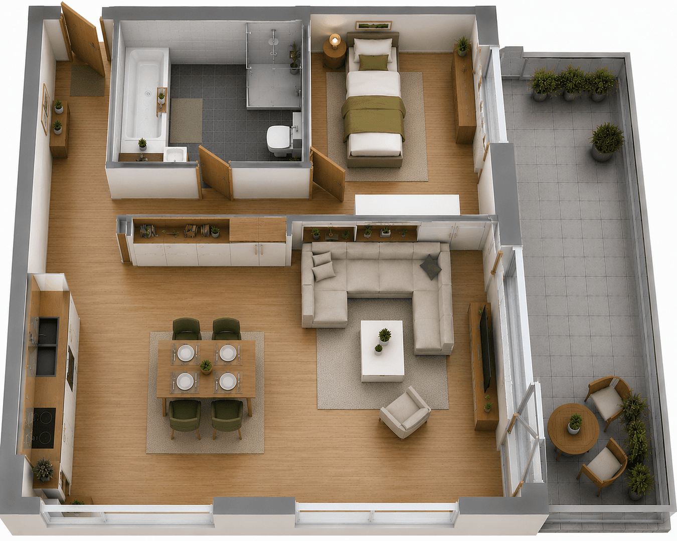 1 bedroom with open-plan kitchen flat to rent, 77 m², Friesenheim, Baden-Württemberg 1 bedroom with open-plan kitchen flat to rent, 77 m², Friesenheim, Baden-Württemberg