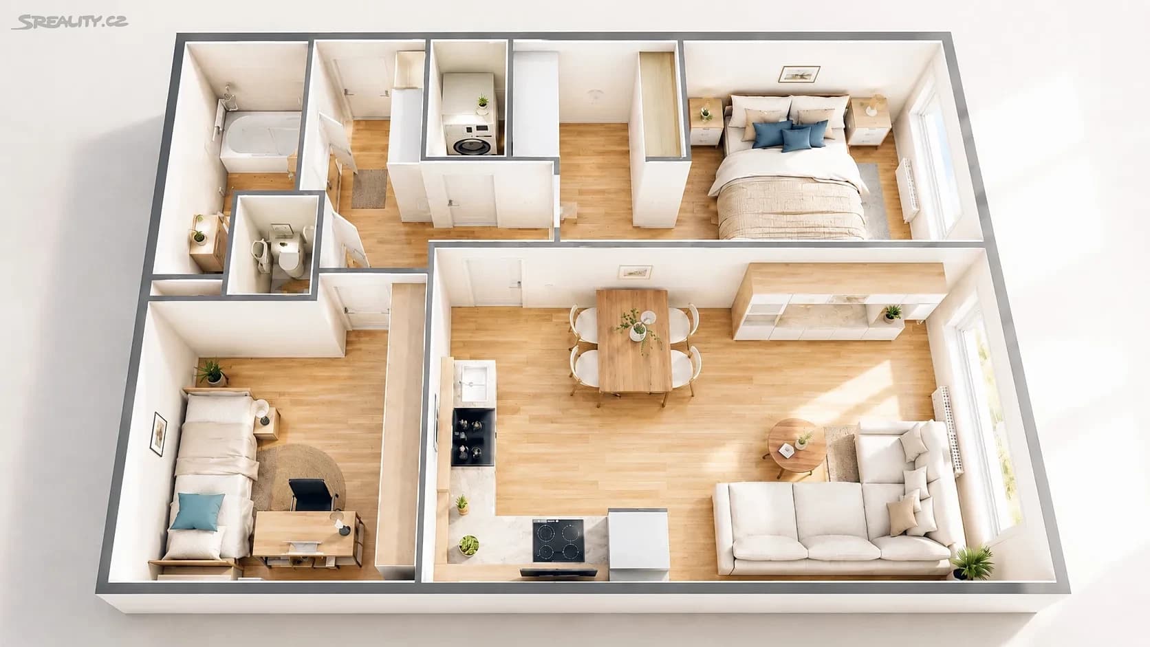 2 bedroom with open-plan kitchen flat for sale, 53 m², Makovského, Prague, Prague 2 bedroom with open-plan kitchen flat for sale, 53 m², Makovského, Prague, Prague