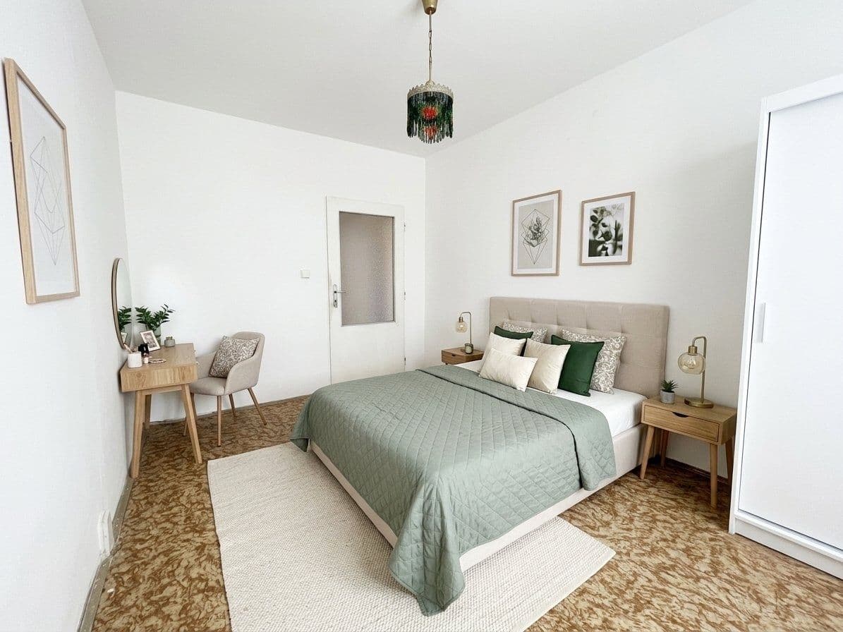 1 bedroom with open-plan kitchen flat to rent, 44 m², Horákova, Prague, Prague 1 bedroom with open-plan kitchen flat to rent, 44 m², Horákova, Prague, Prague