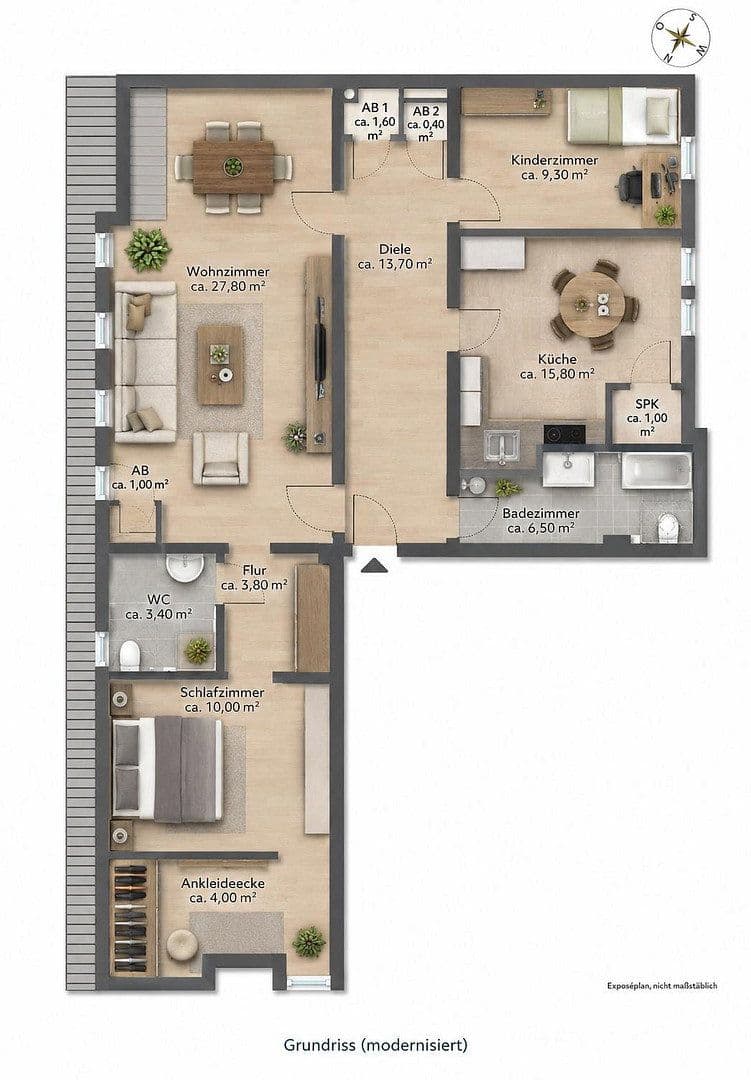 3 bedroom flat for sale, 98 m², Bremerhaven, Bremen 3 bedroom flat for sale, 98 m², Bremerhaven, Bremen