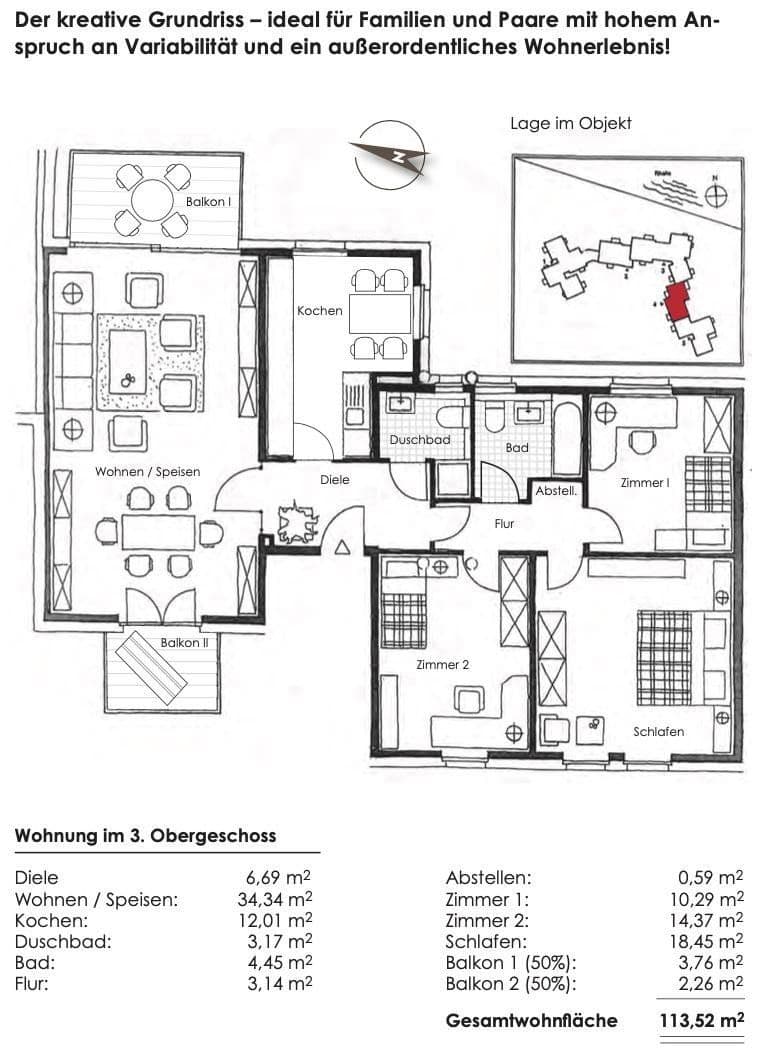 4 bedroom flat for sale, 113 m², Dechant-Hess-Str.3, Neuss, North Rhine-Westphalia 4 bedroom flat for sale, 113 m², Dechant-Hess-Str.3, Neuss, North Rhine-Westphalia