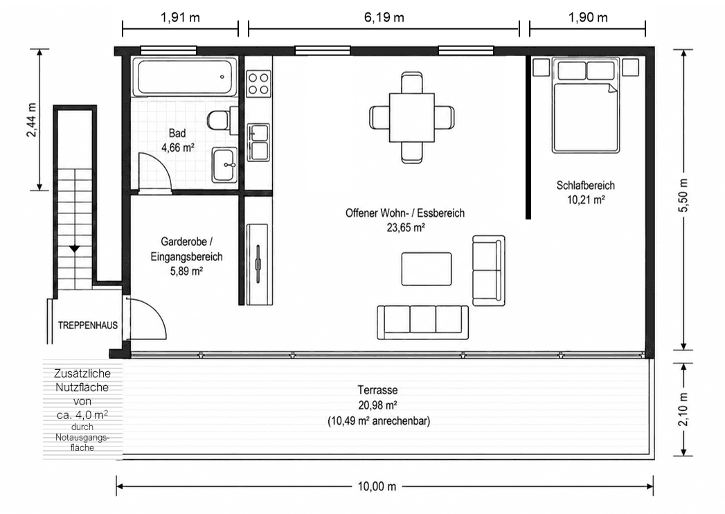 Studio flat for sale, 55 m², Dingolfing, Bavaria Studio flat for sale, 55 m², Dingolfing, Bavaria