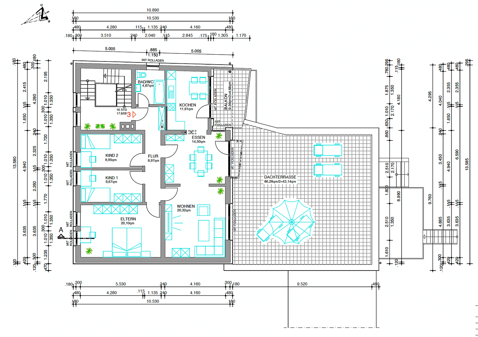 4 bedroom flat to rent, 145 m², Österreicher Weg 27, Paderborn, North Rhine-Westphalia 4 bedroom flat to rent, 145 m², Österreicher Weg 27, Paderborn, North Rhine-Westphalia