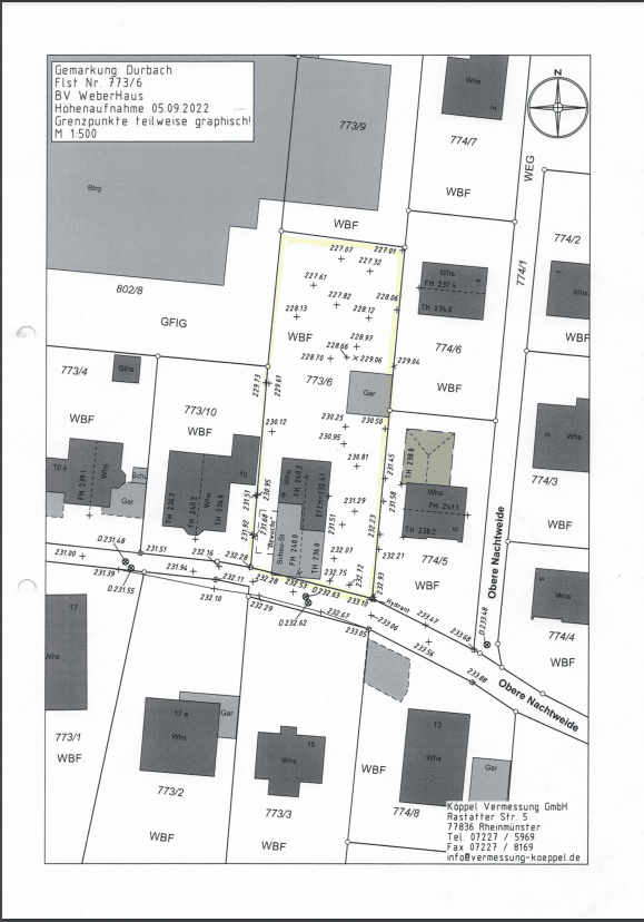plot for sale, 1,167 m², Durbach, Baden-Württemberg plot for sale, 1,167 m², Durbach, Baden-Württemberg