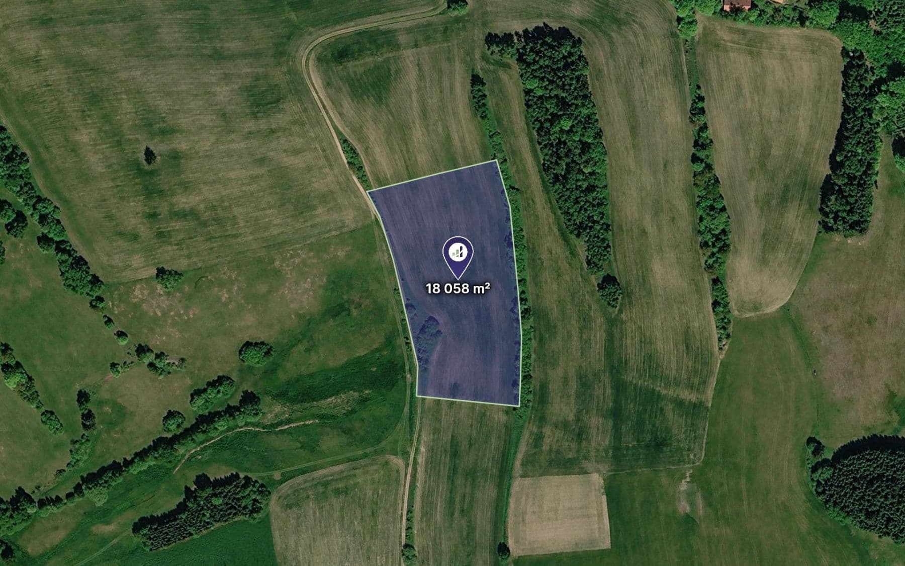 plot for sale, 1,204 m², Věcov, Vysočina Region plot for sale, 1,204 m², Věcov, Vysočina Region