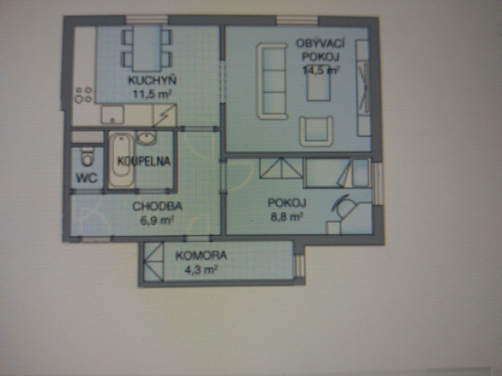 2 bedroom flat for sale, 52 m², U Tvrze, Hostouň, Středočeský Region 2 bedroom flat for sale, 52 m², U Tvrze, Hostouň, Středočeský Region
