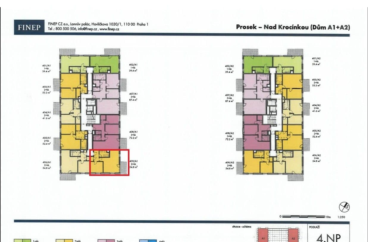 1 bedroom with open-plan kitchen flat for sale, 55 m², Prosecká, Prague, Prague 1 bedroom with open-plan kitchen flat for sale, 55 m², Prosecká, Prague, Prague