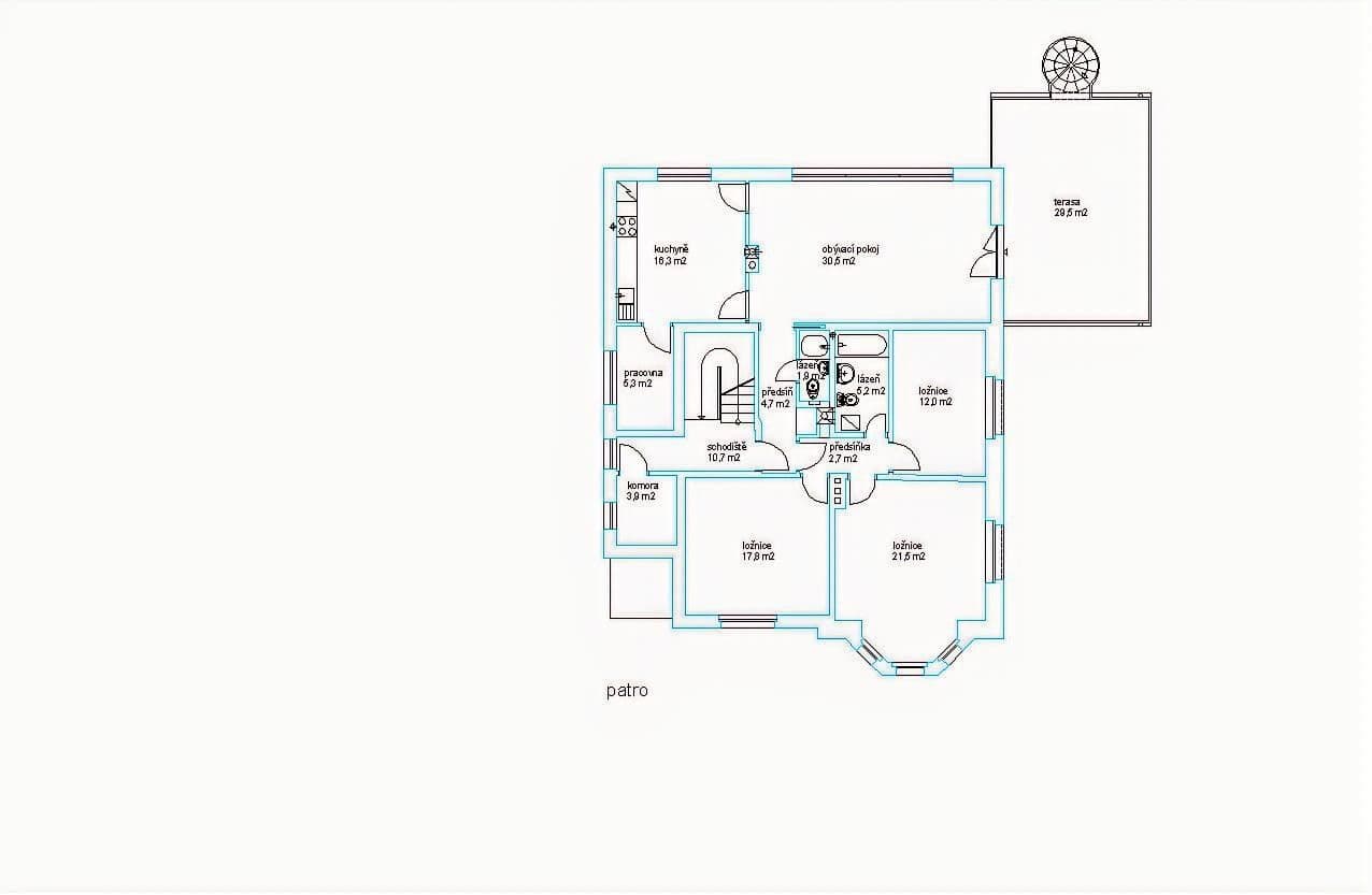 4 bedroom flat to rent, 155 m², Medkova, Prague, Prague 4 bedroom flat to rent, 155 m², Medkova, Prague, Prague