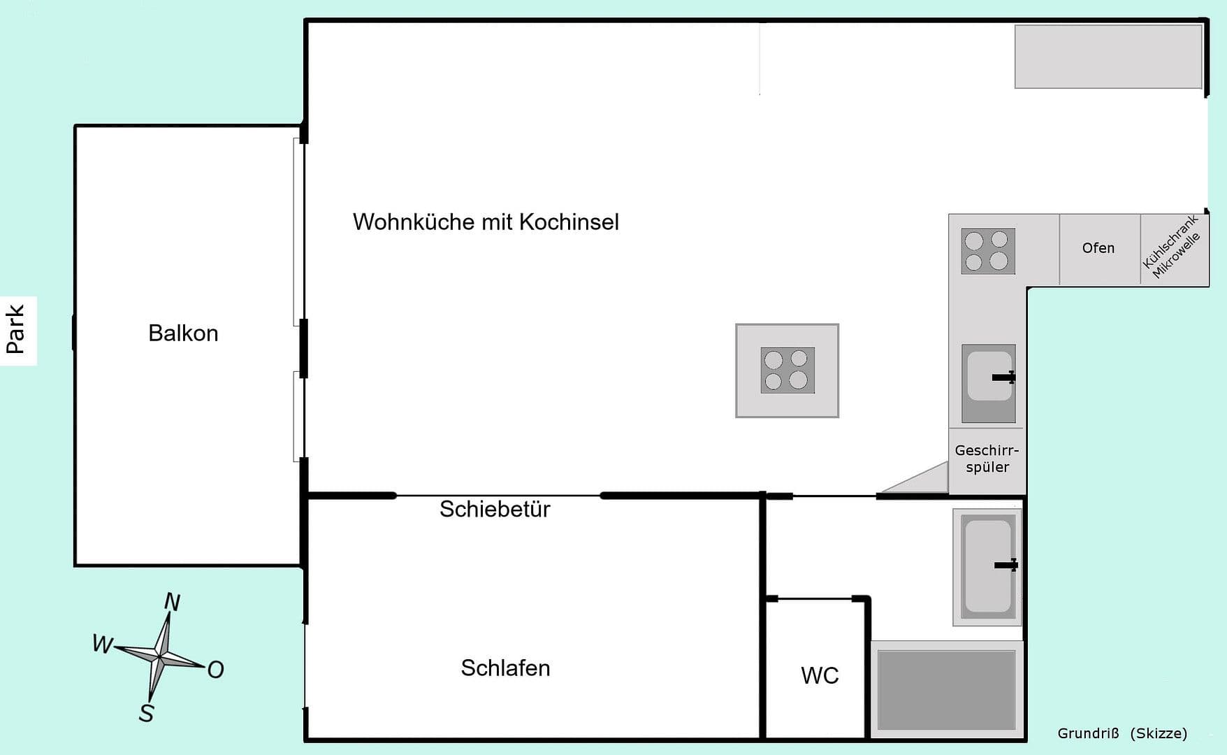 2 bedroom flat for sale, 47 m², Tübingen, Baden-Württemberg 2 bedroom flat for sale, 47 m², Tübingen, Baden-Württemberg