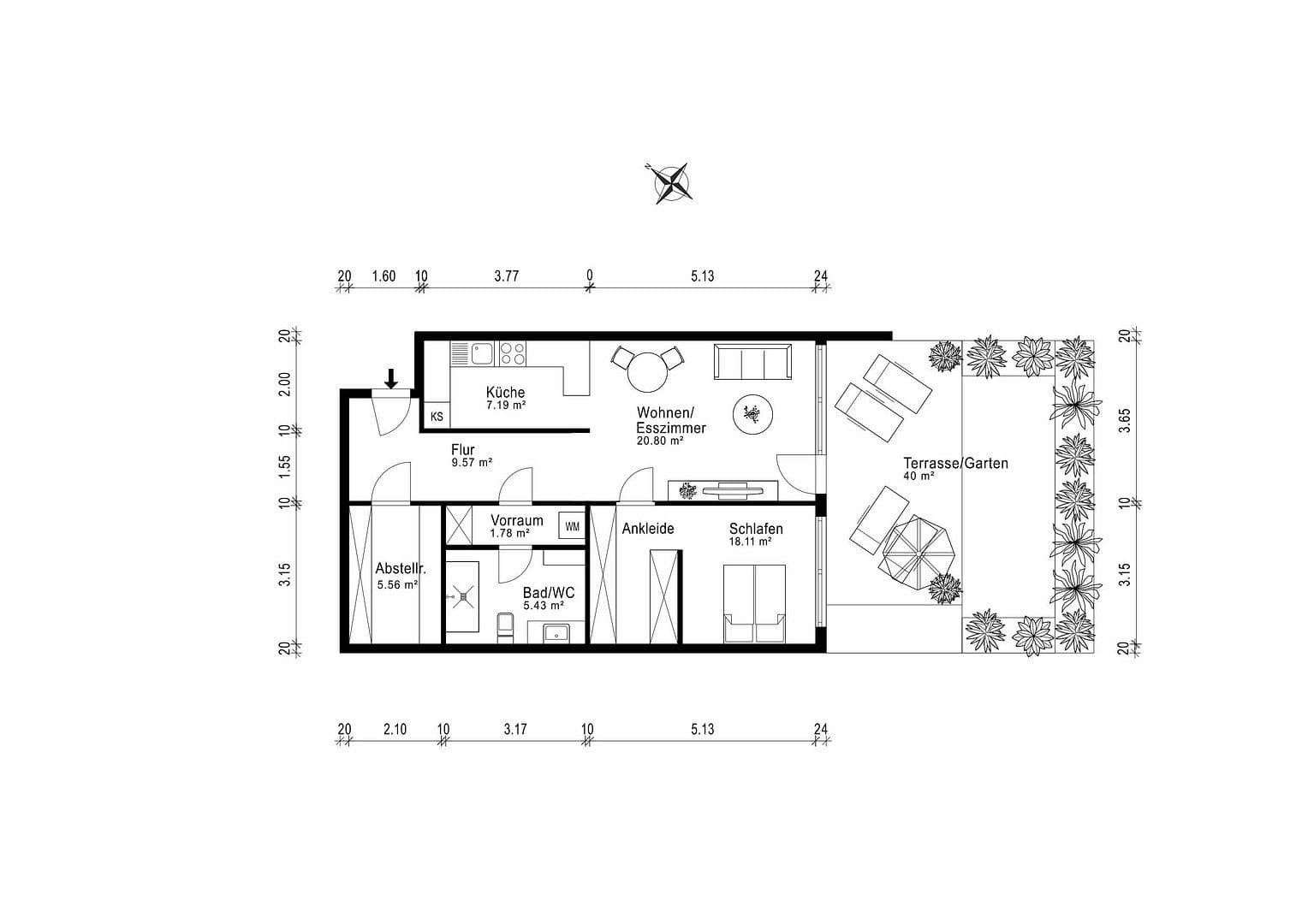 1 bedroom with open-plan kitchen flat to rent, 70 m², Leonberg, Baden-Württemberg 1 bedroom with open-plan kitchen flat to rent, 70 m², Leonberg, Baden-Württemberg