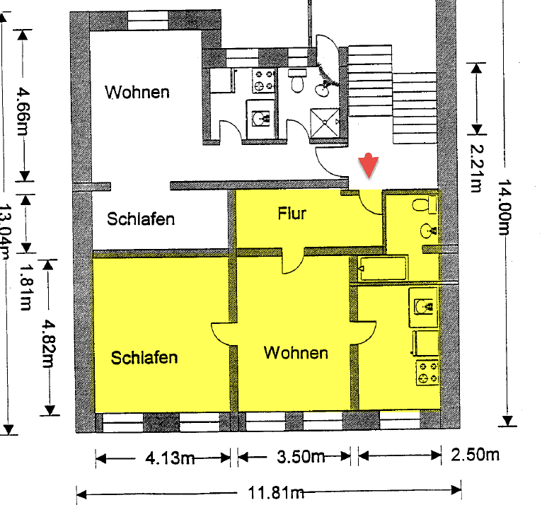 2 bedroom flat to rent, 60 m², Krölstr. 21, Görlitz, Saxony 2 bedroom flat to rent, 60 m², Krölstr. 21, Görlitz, Saxony