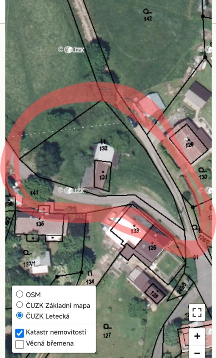 plot for sale, 1,100 m², Velké Hamry, Liberecký Region plot for sale, 1,100 m², Velké Hamry, Liberecký Region