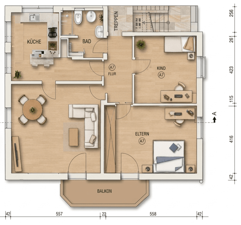 2 bedroom with open-plan kitchen flat for sale, 98 m², Crailsheim, Baden-Württemberg 2 bedroom with open-plan kitchen flat for sale, 98 m², Crailsheim, Baden-Württemberg