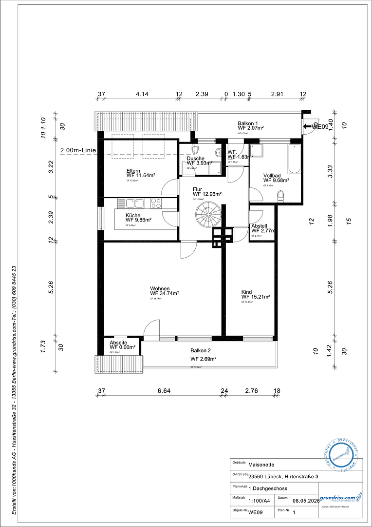 4 bedroom flat for sale, 132 m², Lübeck, Schleswig-Holstein 4 bedroom flat for sale, 132 m², Lübeck, Schleswig-Holstein