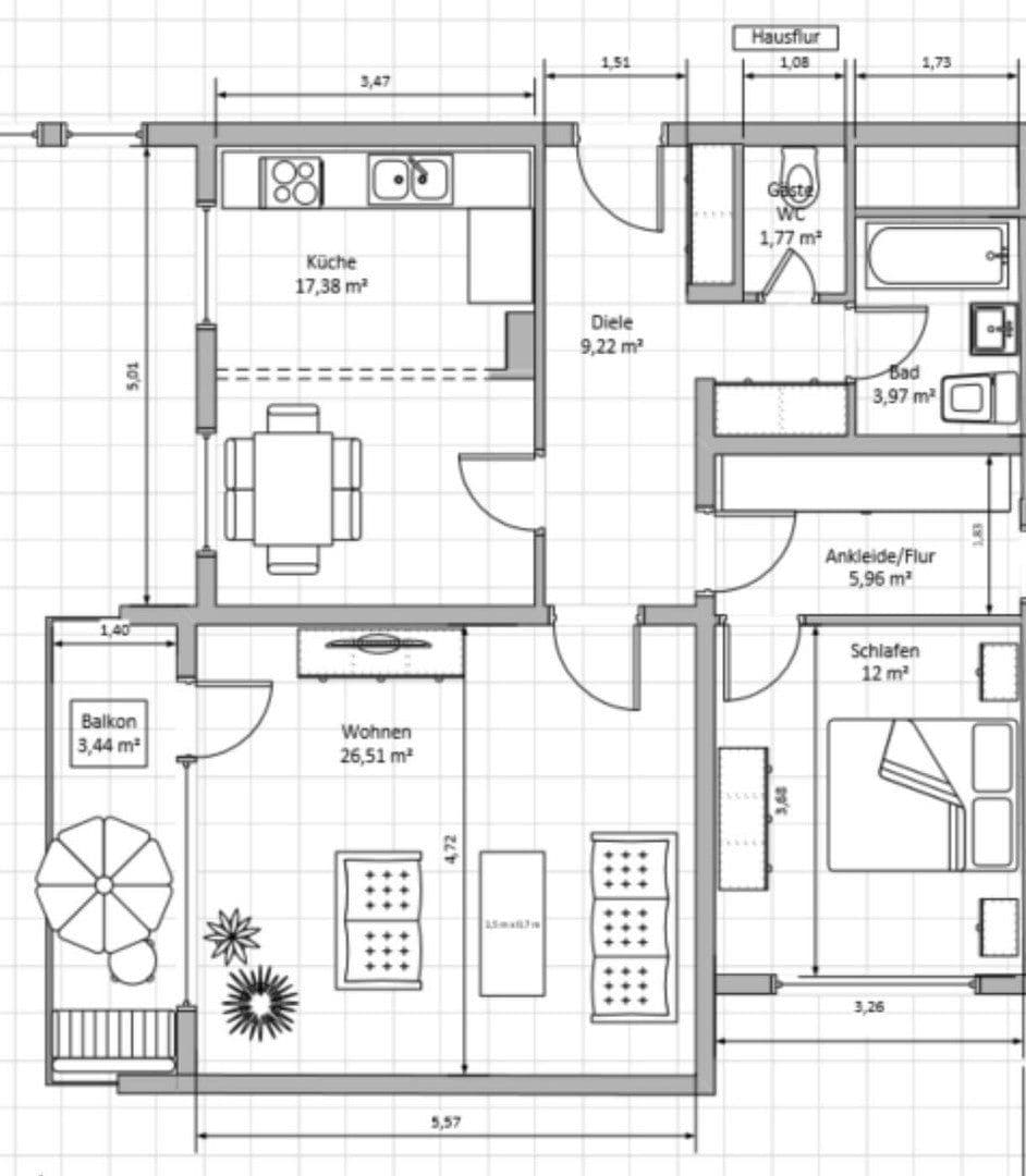 1 bedroom with open-plan kitchen flat to rent, 83 m², Mainz, Rhineland-Palatinate 1 bedroom with open-plan kitchen flat to rent, 83 m², Mainz, Rhineland-Palatinate