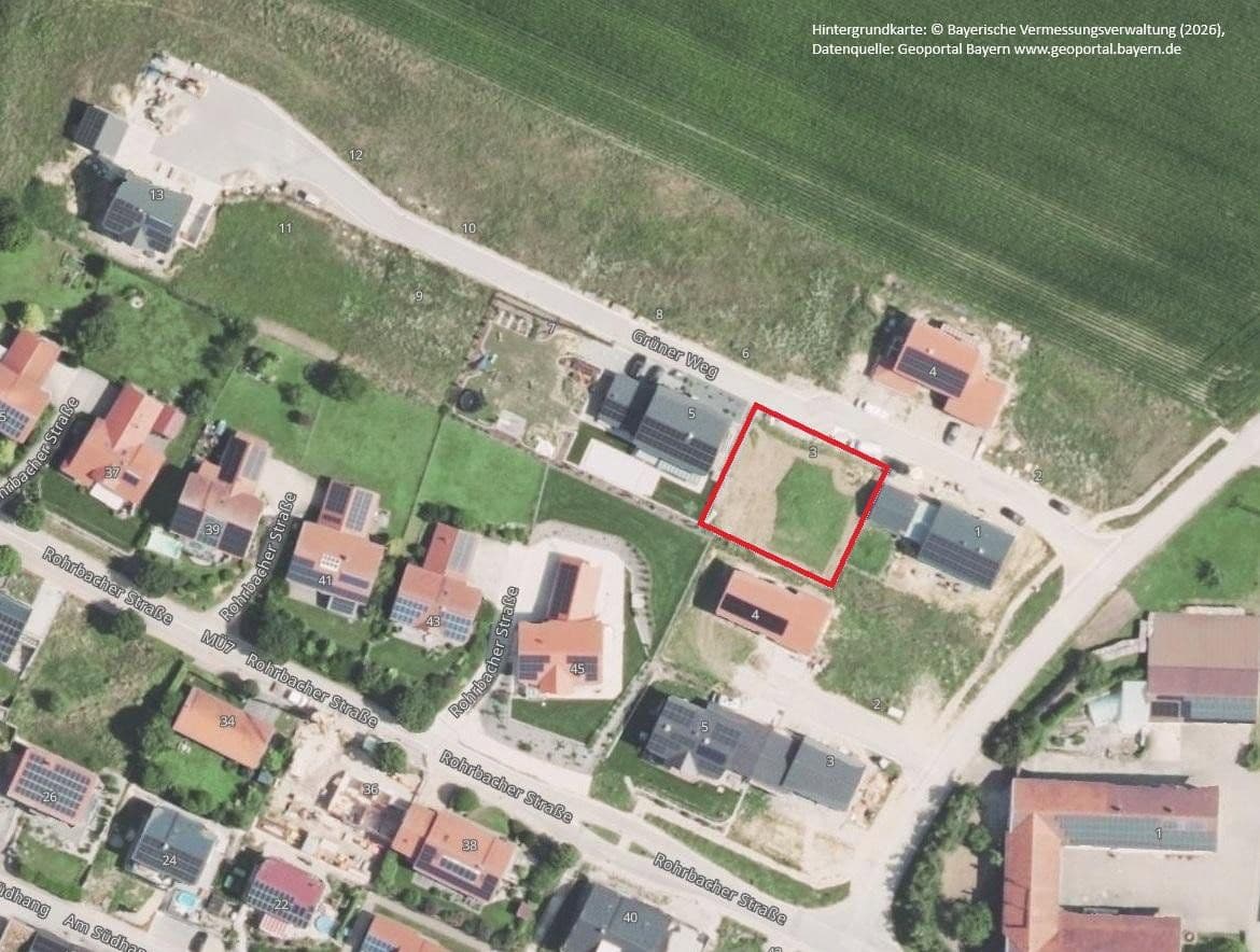 plot for sale, 699 m², Niederbergkirchen, Bavaria plot for sale, 699 m², Niederbergkirchen, Bavaria