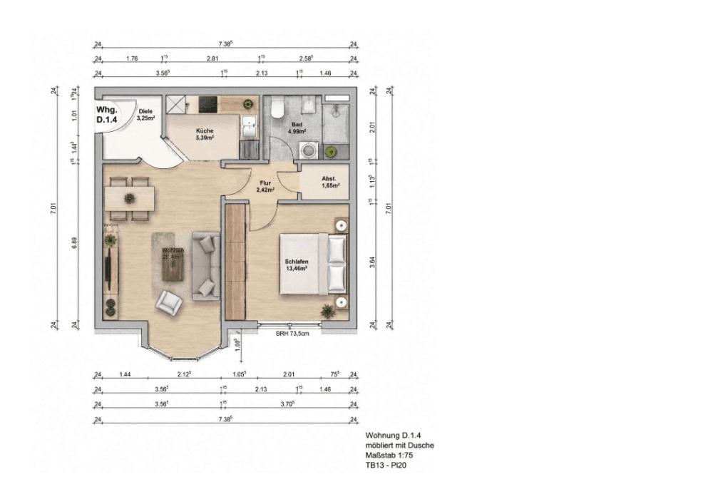 2 bedroom flat to rent, 50 m², Stralsund, Mecklenburg-Vorpommern 2 bedroom flat to rent, 50 m², Stralsund, Mecklenburg-Vorpommern