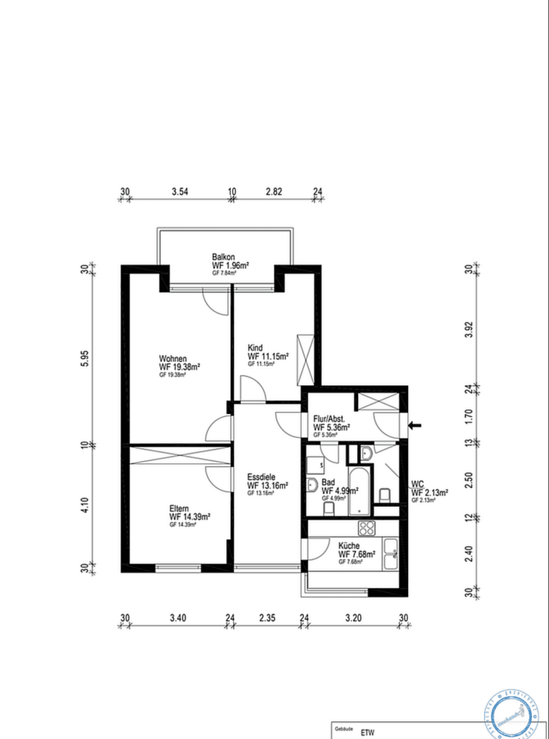 3 bedroom flat for sale, 81 m², Bremerhaven, Bremen 3 bedroom flat for sale, 81 m², Bremerhaven, Bremen