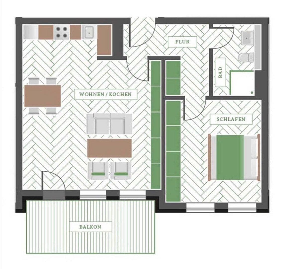 2 bedroom flat to rent, 63 m², Zehistaer Straße 9f, Pirna, Saxony 2 bedroom flat to rent, 63 m², Zehistaer Straße 9f, Pirna, Saxony