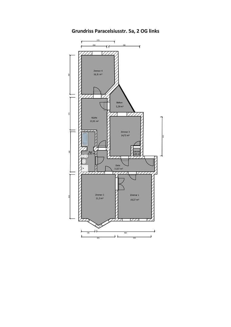 4 bedroom flat to rent, 109 m², Paracelsusstr. 5a, Halle, Saxony-Anhalt 4 bedroom flat to rent, 109 m², Paracelsusstr. 5a, Halle, Saxony-Anhalt