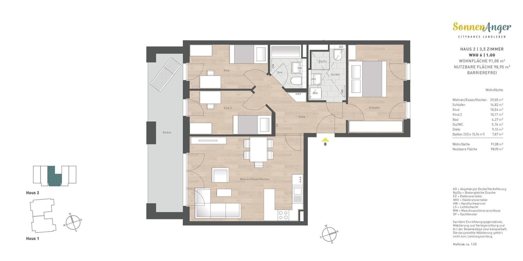 2 bedroom with open-plan kitchen flat for sale, 92 m², Keferloher-Markt-Straße 9b, Putzbrunn-Oedenstockach, Bavaria 2 bedroom with open-plan kitchen flat for sale, 92 m², Keferloher-Markt-Straße 9b, Putzbrunn-Oedenstockach, Bavaria